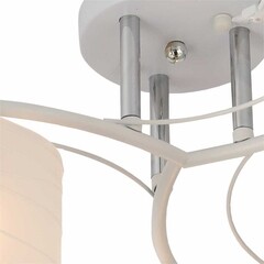 Люстра потолочная Schaffner Cuesta E27 120 Вт 15 кв.м (4310-3 WH) - фото 4