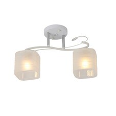 Люстра потолочная Schaffner Cuesta E27 80 Вт 12 кв.м (4310-2 WH)