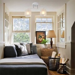 Люстра потолочная Schaffner Cuesta E27 80 Вт 12 кв.м (4310-2 WH) - фото 3