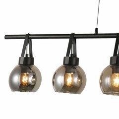 Люстра подвесная Schaffner Corridoio E27 200 Вт 18 кв.м (3525-5 BK) - фото 5