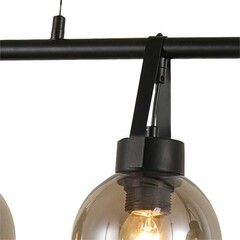 Люстра подвесная Schaffner Corridoio E27 200 Вт 18 кв.м (3525-5 BK) - фото 4