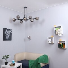 Люстра подвесная Schaffner Florido E27 480 Вт 20 кв.м (70123-8) - фото 3