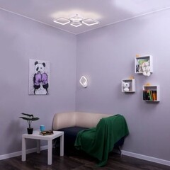 Люстра светодиодная потолочная Schaffner Escudo 108 Вт 3000-6500К 16 кв.м (39047-2-2) - фото 3