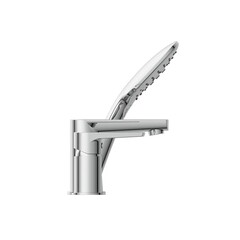 Смеситель на борт ванны Cersanit Moduo хром однорычажный с коротким изливом с лейкой (64100) - фото 7