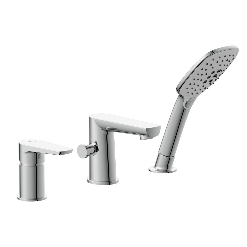 

Смеситель на борт ванны Cersanit Moduo хром однорычажный с коротким изливом с лейкой (64100)