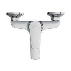 Смеситель для ванны Cersanit Vero хром однорычажный с коротким изливом без лейки (63061) - фото 9