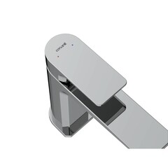 Смеситель для раковины Cersanit Nature однорычажный хром (63063) - фото 6