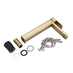 Смеситель для раковины Tokito Aomori однорычажный золото (TOK-AOM-1012BG) - фото 8