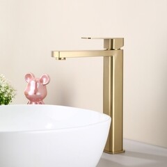 Смеситель для раковины Tokito Aomori однорычажный золото (TOK-AOM-1012BG) - фото 3