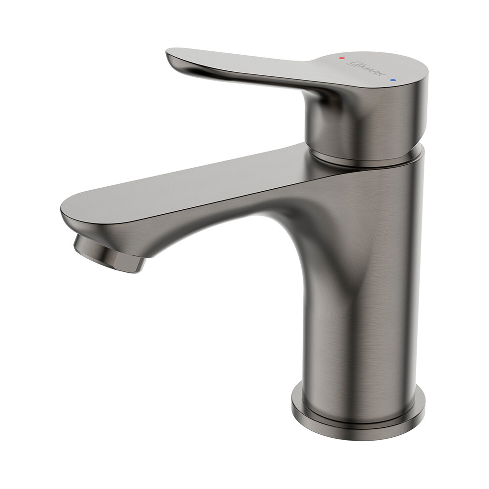 

Смеситель для раковины Lemark Siberia графит однорычажный (LMF-7012B-GM), Серый