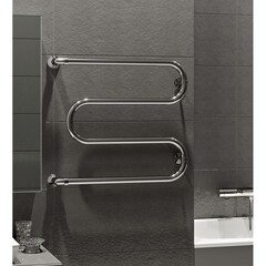 Полотенцесушитель водяной MyFrea М-1к 600х600 мм м-образный с боковым подключением 600 мм хром - фото 2