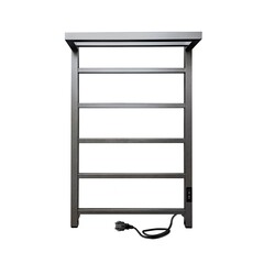 Полотенцесушитель электрический Indigo Forma 800х500 мм 105 Вт с терморегулятором графит - фото 1