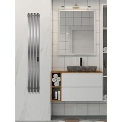 Полотенцесушитель электрический Indigo Style 4 Pro 1200х180 мм 101 Вт с терморегулятором графит - фото 3