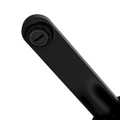 Смеситель для раковины встраиваемый Cersanit Oliva однорычажный черный (68978) - фото 8