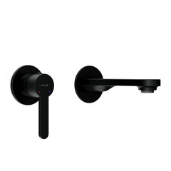 Смеситель для раковины встраиваемый Cersanit Oliva однорычажный черный (68978)