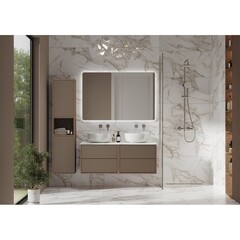 Смеситель для раковины встраиваемый Cersanit Oliva однорычажный хром (68975) - фото 11