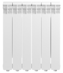 Радиатор алюминиевый Global Iseo 500 мм 6 секций 1" боковое подключение белый - фото 3