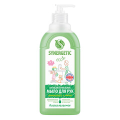 Жидкое мыло Synergetic для рук лемонграсс и мята 500 мл - фото 2