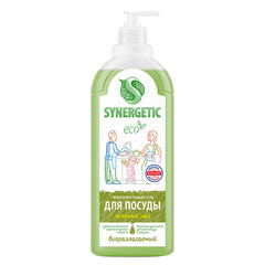 Средство Synergetic для мытья посуды зеленый чай 1 л - фото 1