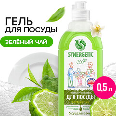Изображение товара Средство Synergetic для мытья посуды зеленый чай 500 мл