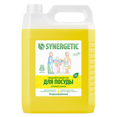 Средство Synergetic для мытья посуды сочный лимон 5 л - фото 2