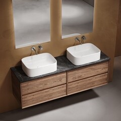 Столешница под раковину 160х46х2,1 см серая Sancos Black Sky (TT160A1) - фото 5