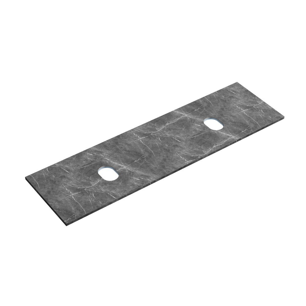 Изображение товара Столешница под раковину 140х46х2,1 см серая Sancos Black Sky (TT140A1)