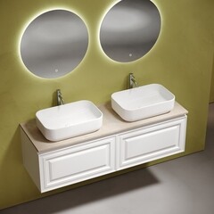 Столешница под раковину 140х46х2,1 см бежевая Sancos Kreman (TT140A2X) - фото 4