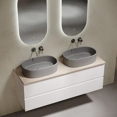 Столешница под раковину 140х46х2,1 см бежевая Sancos Kreman (TT140A2) - фото 3