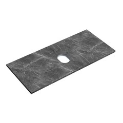 Столешница под раковину 100х46х2,1 см серая Sancos Black Sky (TT100A1)