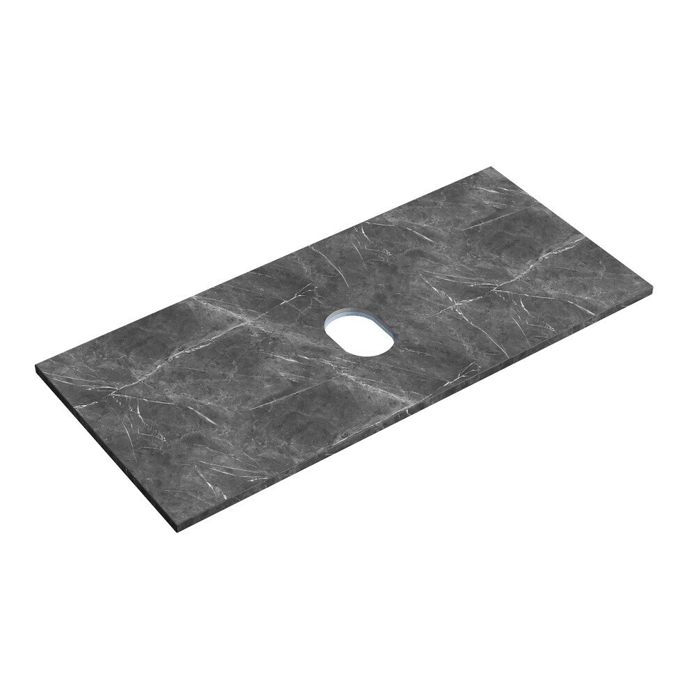 Изображение товара Столешница под раковину 100х46х2,1 см серая Sancos Black Sky (TT100A1)