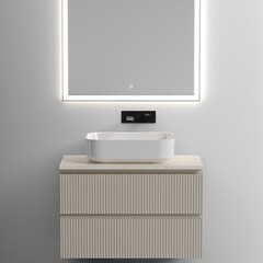 Столешница под раковину 80х46х2,1 см бежевая Sancos Kreman (TT80A2) - фото 3