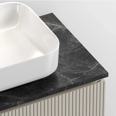 Столешница под раковину 80х46х2,1 см серая Sancos Black Sky (TT80A1) - фото 4