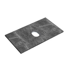 Столешница под раковину 80х46х2,1 см серая Sancos Black Sky (TT80A1)