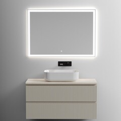 Столешница под раковину 100х46х2,1 см бежевая Sancos Kreman (TT100A2) - фото 6