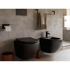 Биде Ceramicanova Metropol подвесное (CN4003MB) - фото 7