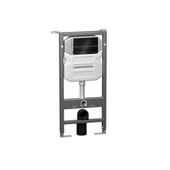 Инсталляция Ceramicanova Envision для подвесного унитаза с кнопкой черной (CN1002B) - фото 1