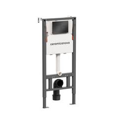 Инсталляция Ceramicanova Balance для подвесного унитаза с кнопкой черной (CN121002MB) - фото 5