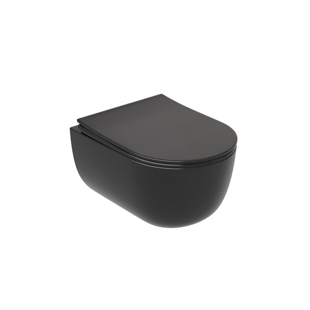 Изображение товара Ceramicanova Modena CN6063MB безободковый подвесной черный матовый