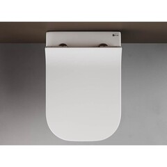 Унитаз подвесной Ceramicanova New Day безободковый белый с сиденьем дюропласт микролифт (CN3005) - фото 9