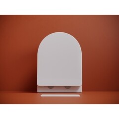 Унитаз подвесной Ceramicanova Uno безободковый белый с сиденьем дюропласт микролифт смыв торнадо (CN11001T) - фото 7