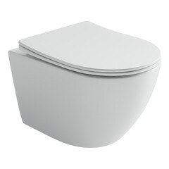 Унитаз подвесной Ceramicanova Uno безободковый белый с сиденьем дюропласт микролифт смыв торнадо (CN11001T)