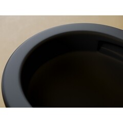 Унитаз подвесной Ceramicanova Metropol безободковый черный матовый с сиденьем дюропласт микролифт смыв торнадо (CN4002TMB) - фото 6