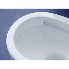 Унитаз подвесной Ceramicanova Metropol безободковый белый с сиденьем дюропласт микролифт смыв торнадо (CN4002T) - фото 10