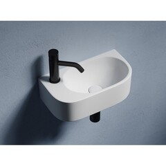 Раковина Ceramicanova Element 41 см подвесная белая (CN6066R) - фото 7