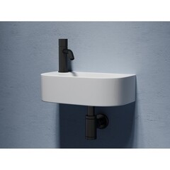 Раковина Ceramicanova Element 41 см подвесная белая (CN6066R) - фото 4