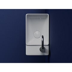 Раковина Ceramicanova Element 40 см левая подвесная белая (CN5045) - фото 3