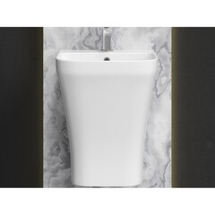 Раковина Ceramicanova Dion 37 см моноблок подвесная белая (CN6067) - фото 6