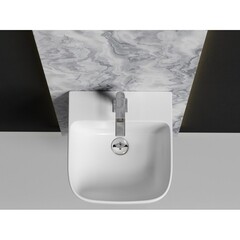 Раковина Ceramicanova Dion 37 см моноблок подвесная белая (CN6067) - фото 5