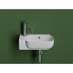 Раковина Ceramicanova Element 40 см правая подвесная белая (CN6074R) - фото 7